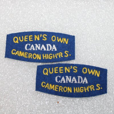 Tittles Queen's own Cameron highlanders