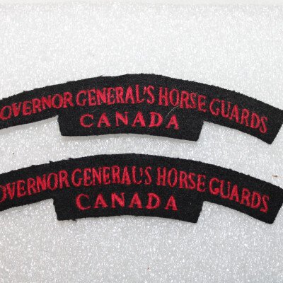 Tittles governor général horse Guards