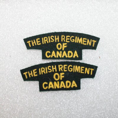 Tittles the Irish regiment of Canada