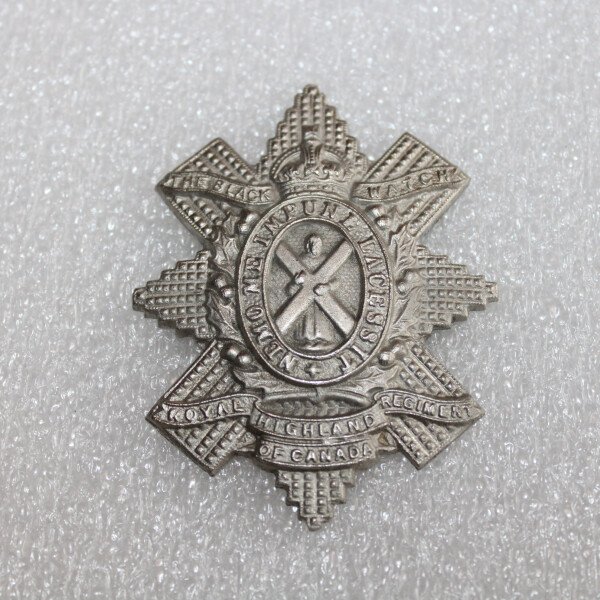 cap badge des black Watch of canada