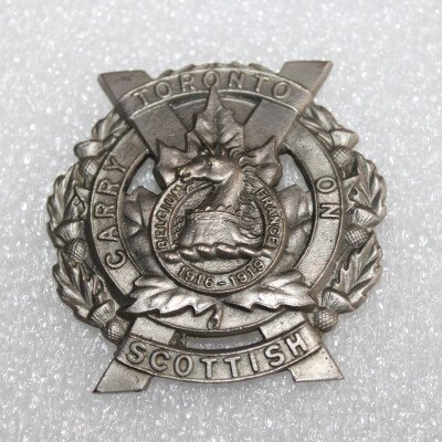 cap badge des Toronto  scottish