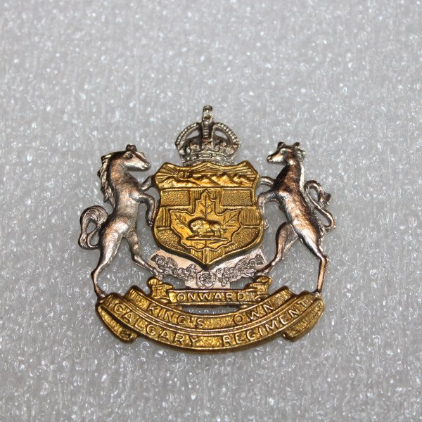 cap badge du Calgary tank régiment.