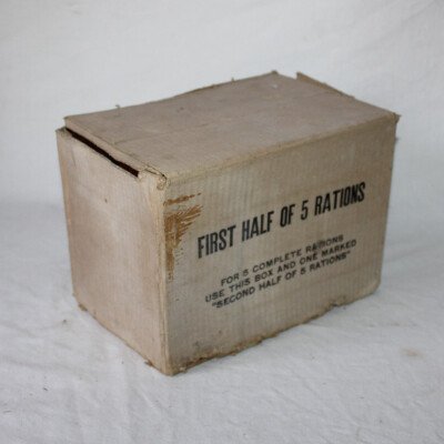 Carton de ration First Half