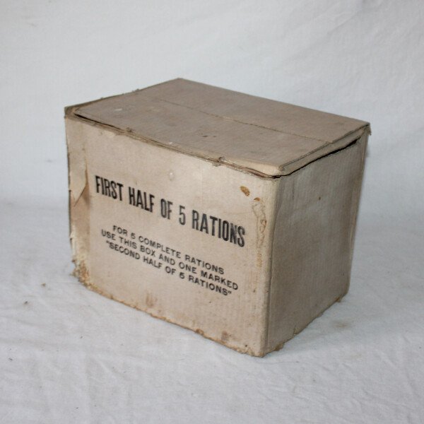 Carton de ration First Half