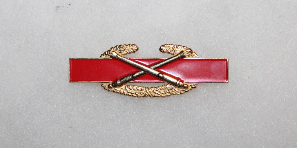 Badge combat artillery US Chris Militaria