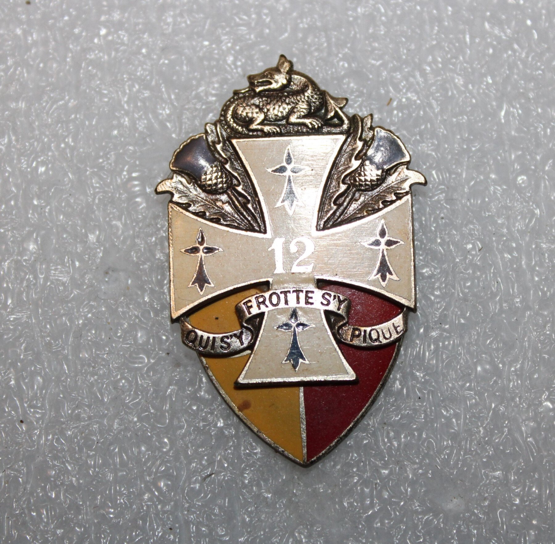 Insigne militaire 1er Régiment du Train - Collection