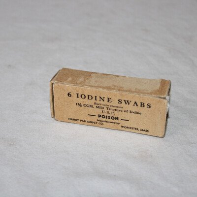 Iodine swabs