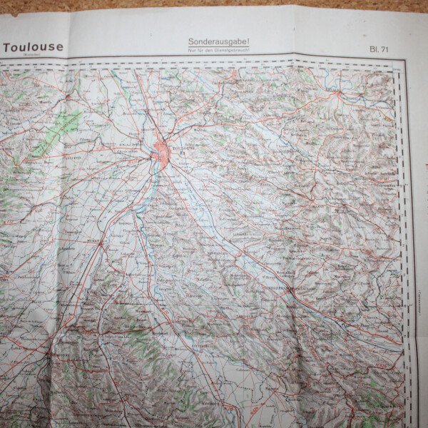 Carte de Toulouse