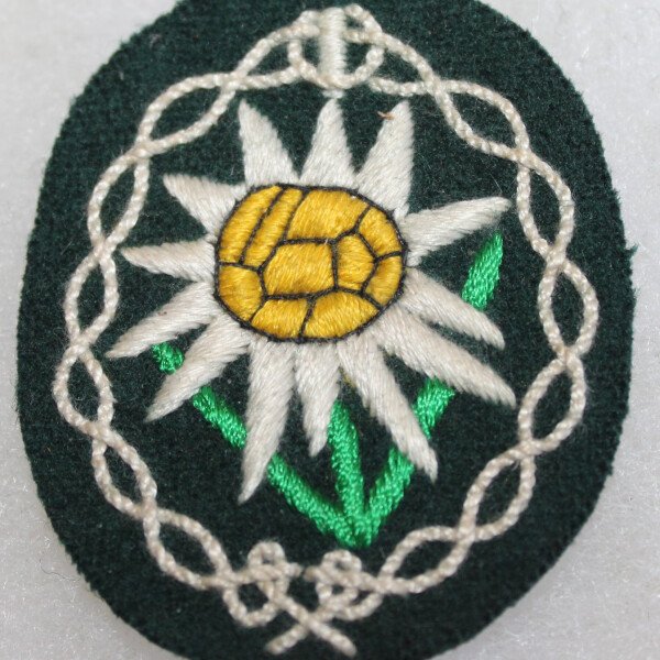 badge de manche Edelweiss mle troupe 2 modèle WH