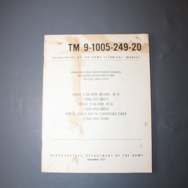 TM 9-1005-249-20